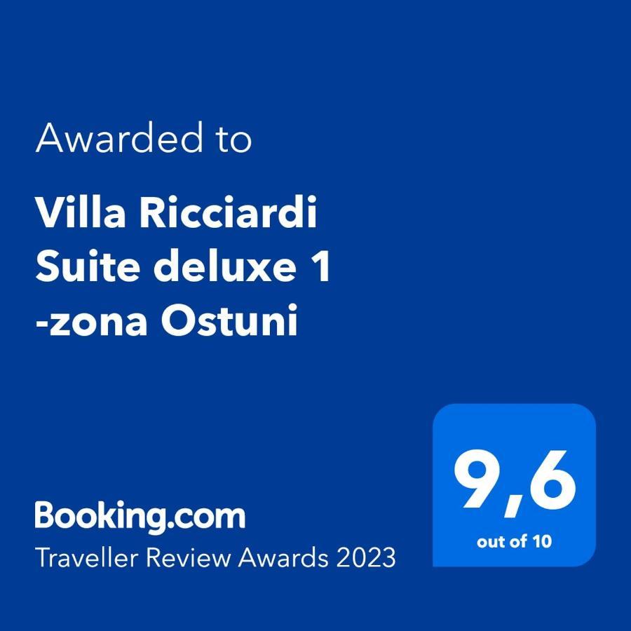 Villa Ricciardi-Suite Famigliare 1-Zona Ostuni Montalbano  Bagian luar foto